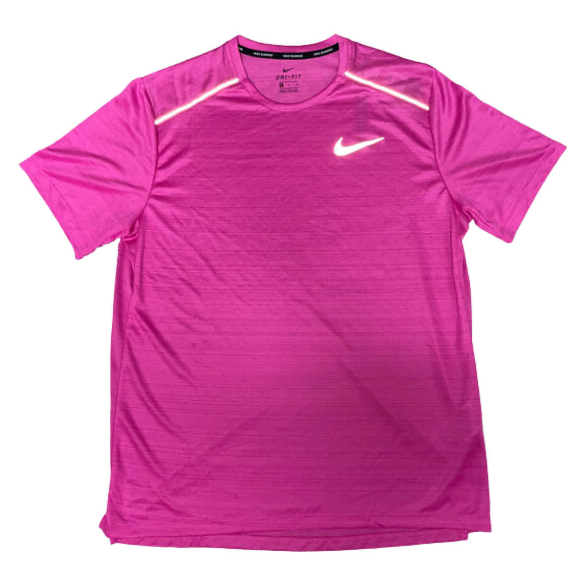 NIKE MILER 1.0 T-SHIRT PINK FUCHSIA