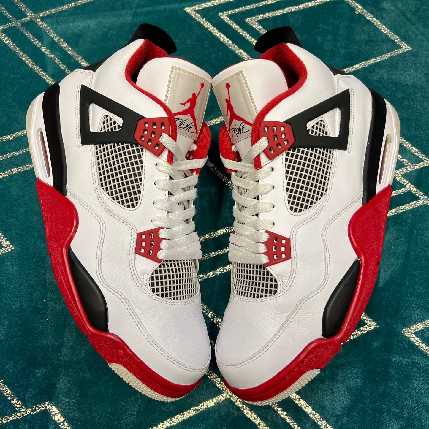 JORDAN 4 FIRE RED 2012 UK11 *PRE-LOVED*