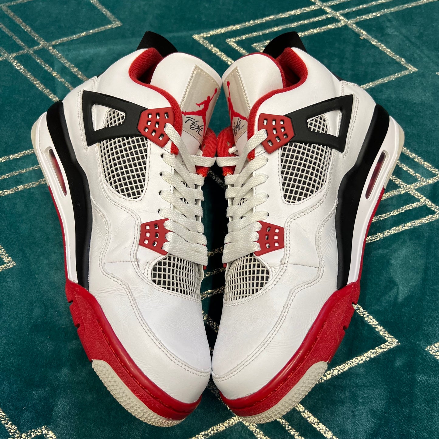 JORDAN 4 FIRE RED 2012 UK11 *PRE-LOVED*