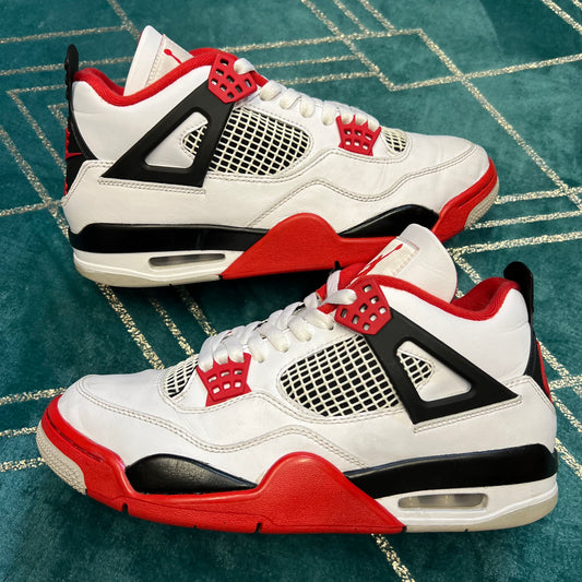 JORDAN 4 FIRE RED 2020 UK8 *PRE-LOVED*