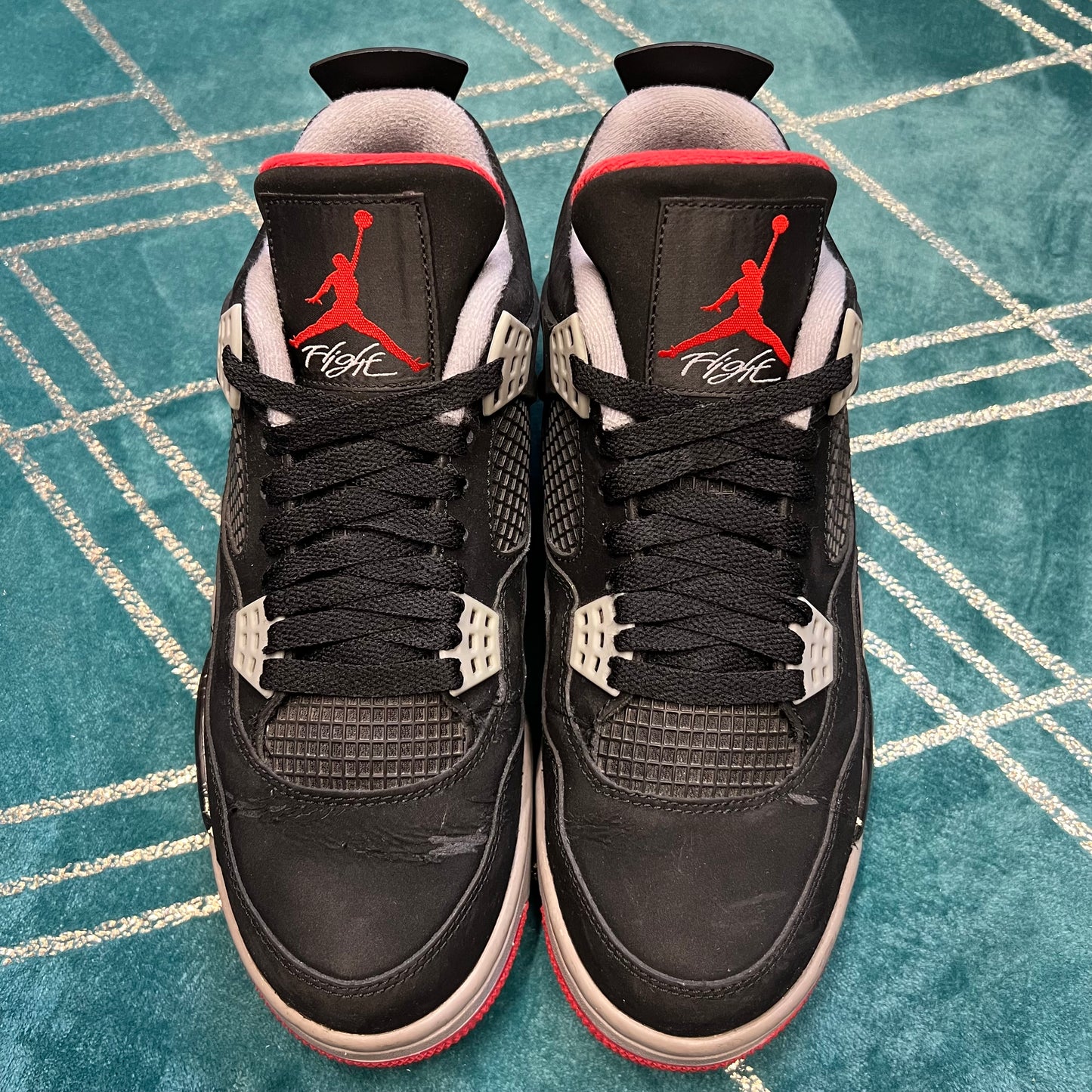 JORDAN 4 BRED 2012 UK7 *PRE-LOVED*