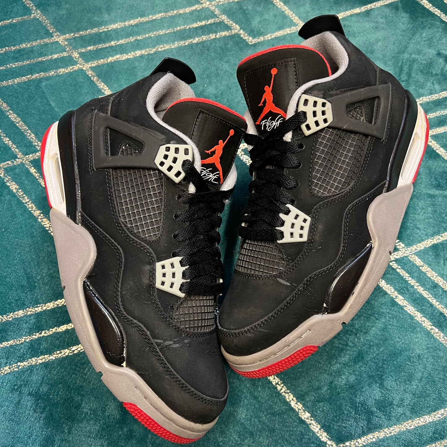 JORDAN 4 BRED 2012 UK7 *PRE-LOVED*