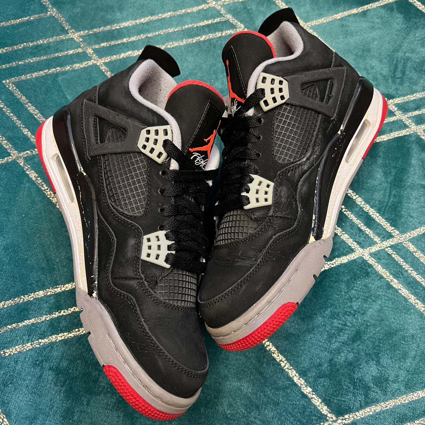 JORDAN 4 BRED 2012 UK7 *PRE-LOVED*