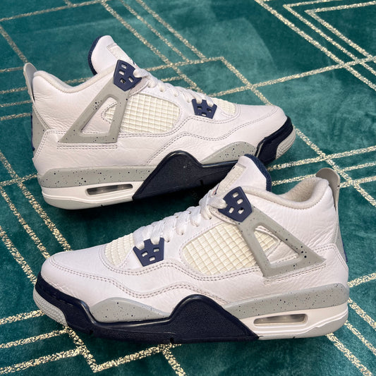 JORDAN 4 MIDNIGHT NAVY (GS) UK5.5 *PRE-LOVED*