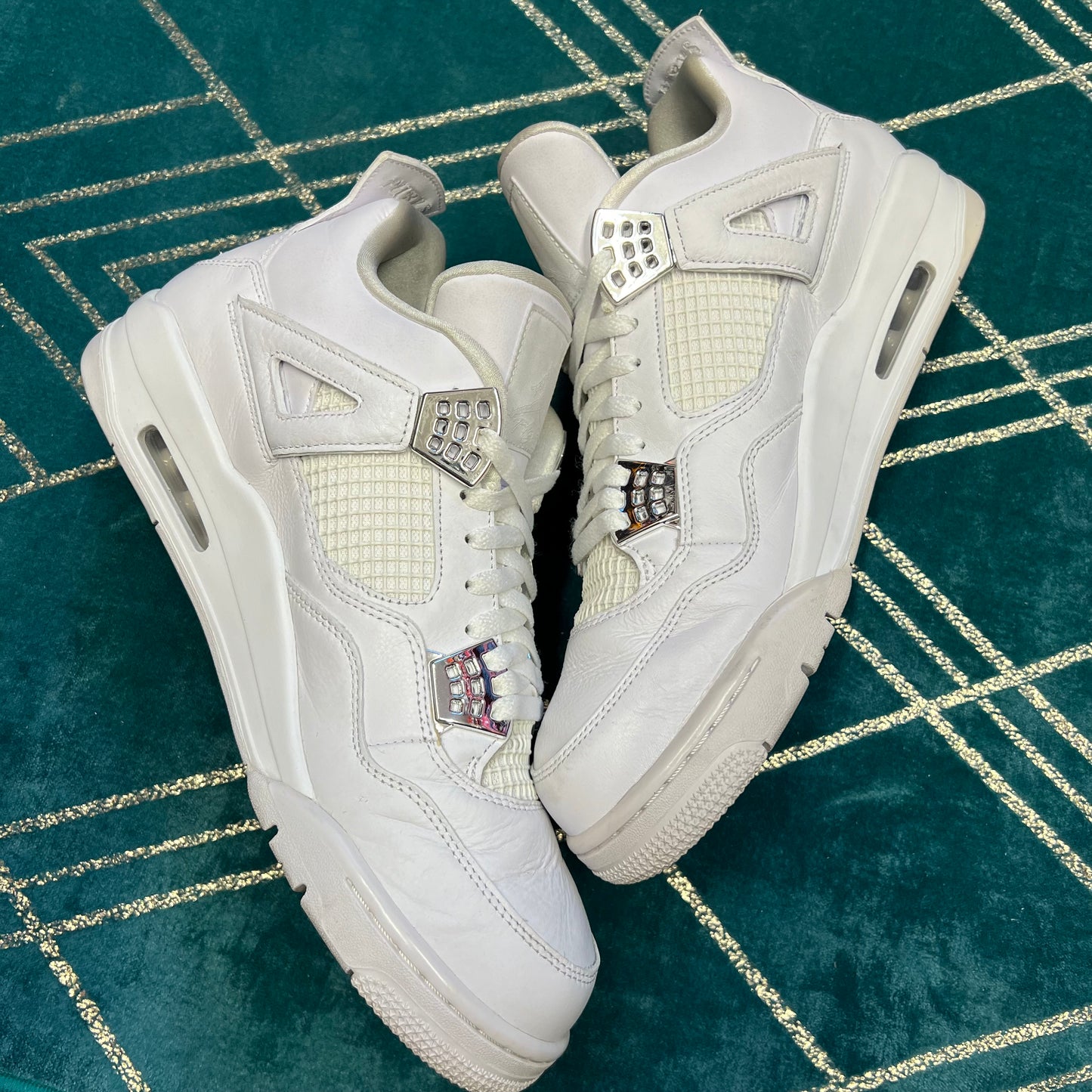 JORDAN 4 PURE MONEY 2016 UK12 *PRE-LOVED*