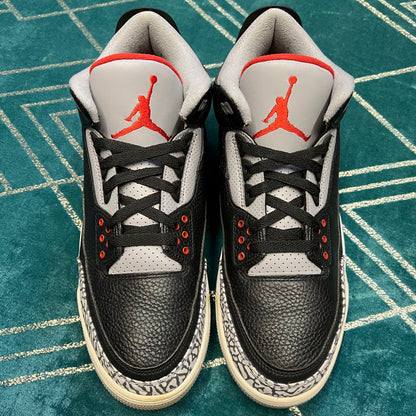 JORDAN 3 BLACK CEMENT 2018 UK12 *PRE-LOVED*