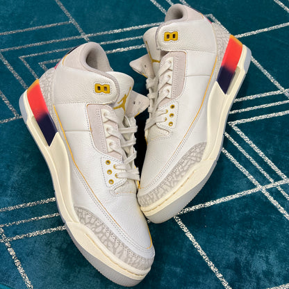 JORDAN 3 J BALVIN MEDELLIN SUNSET UK9.5 *PRE-LOVED*