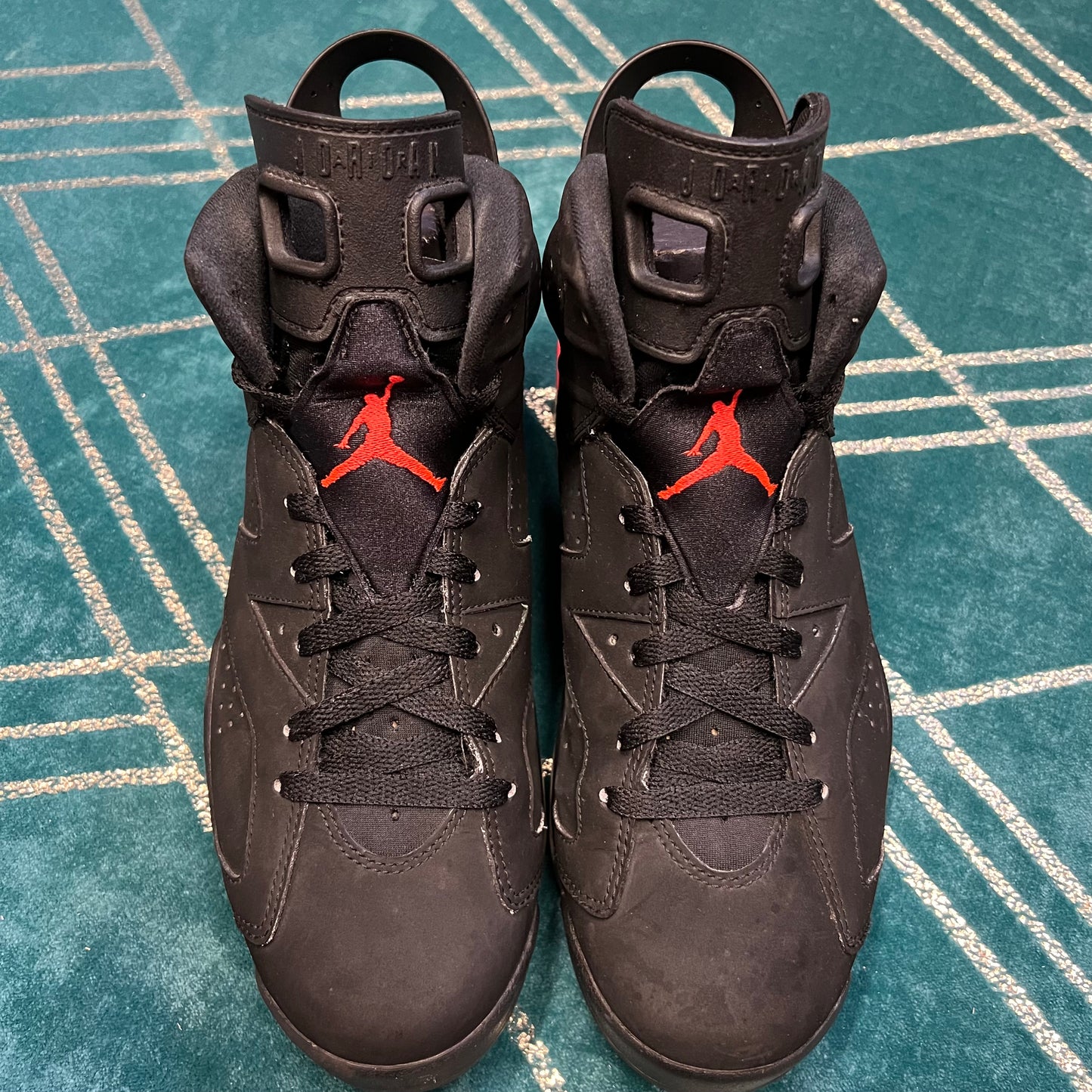 JORDAN 6 BLACK INFRARED 2014 UK8 *PRE-LOVED*