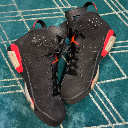 JORDAN 6 BLACK INFRARED 2014 UK8 *PRE-LOVED*