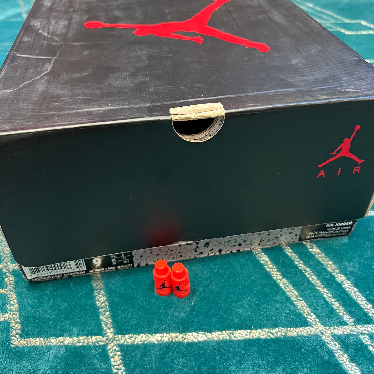 JORDAN 6 BLACK INFRARED 2014 UK8 *PRE-LOVED*