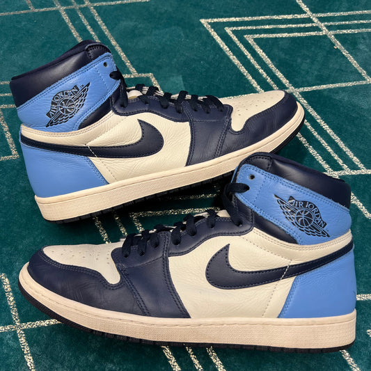 JORDAN 1 HIGH OBSIDIAN UNC UK13 *PRE-LOVED*