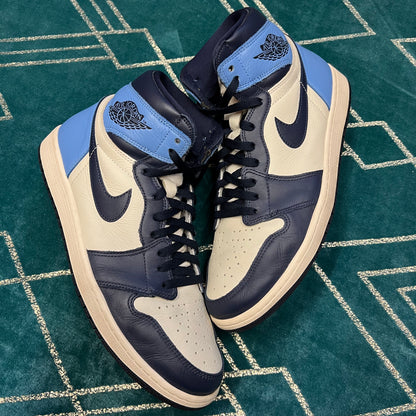 JORDAN 1 HIGH OBSIDIAN UNC UK13 *PRE-LOVED*