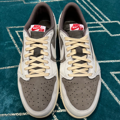 JORDAN 1 LOW TRAVIS SCOTT REVERSE MOCHA UK9 *PRE-LOVED*