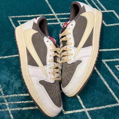 JORDAN 1 LOW TRAVIS SCOTT REVERSE MOCHA UK7.5 *PRE-LOVED*