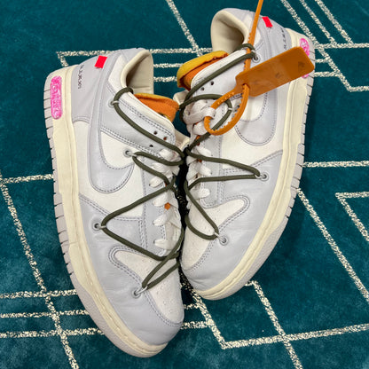 DUNK LOW OFF-WHITE LOT 22 UK9 *PRE-LOVED*