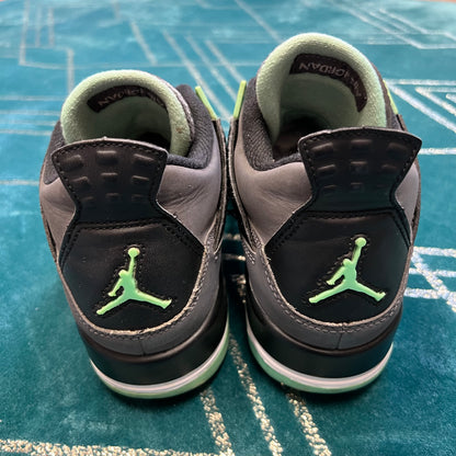 JORDAN 4 GREEN GLOW (GS) UK5 *PRE-LOVED*