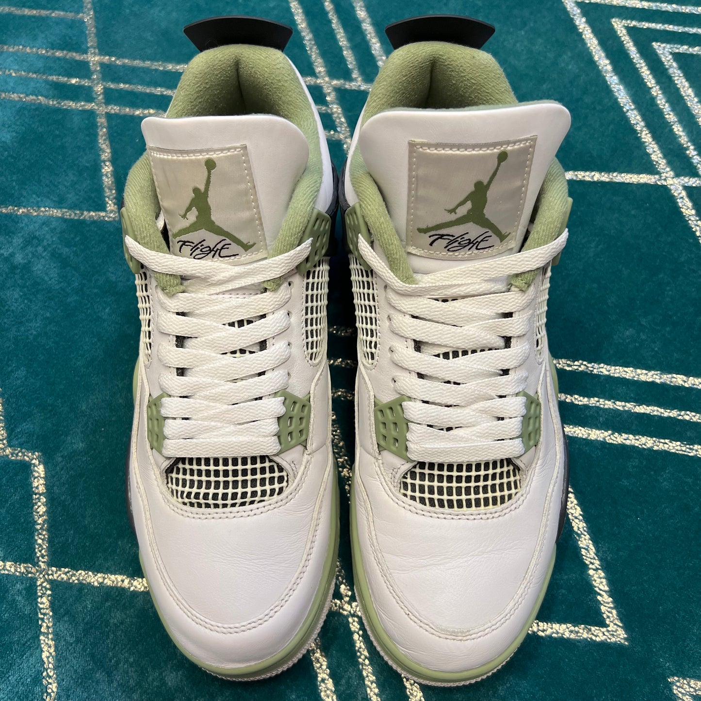 JORDAN 4 SEAFOAM (W) UK8 *PRE-LOVED*