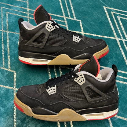 JORDAN 4 BRED 2012 UK9.5 *PRE-LOVED*