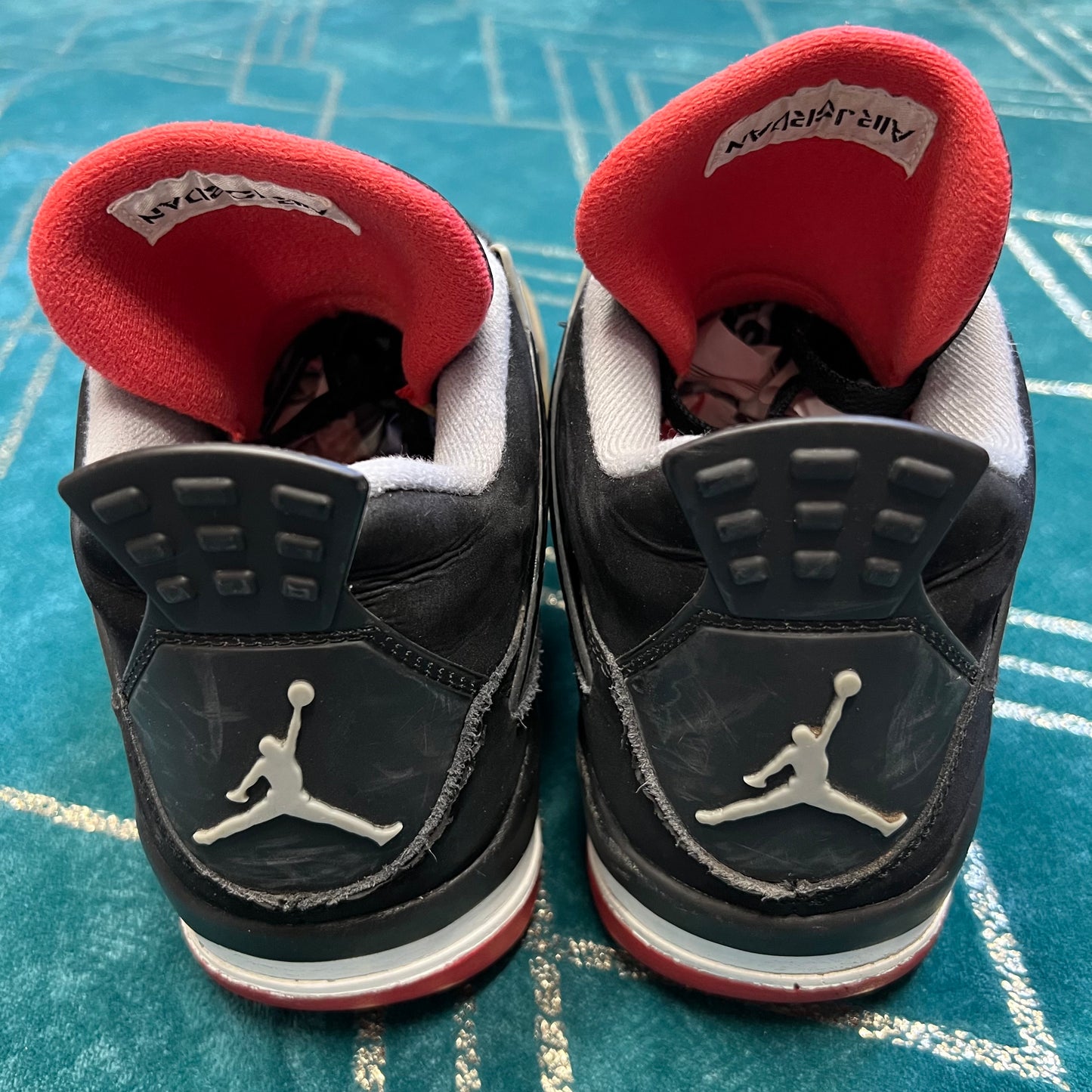 JORDAN 4 BRED 2012 UK9.5 *PRE-LOVED*