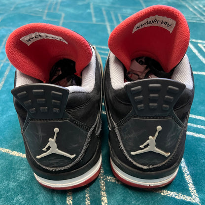 JORDAN 4 BRED 2012 UK9.5 *PRE-LOVED*