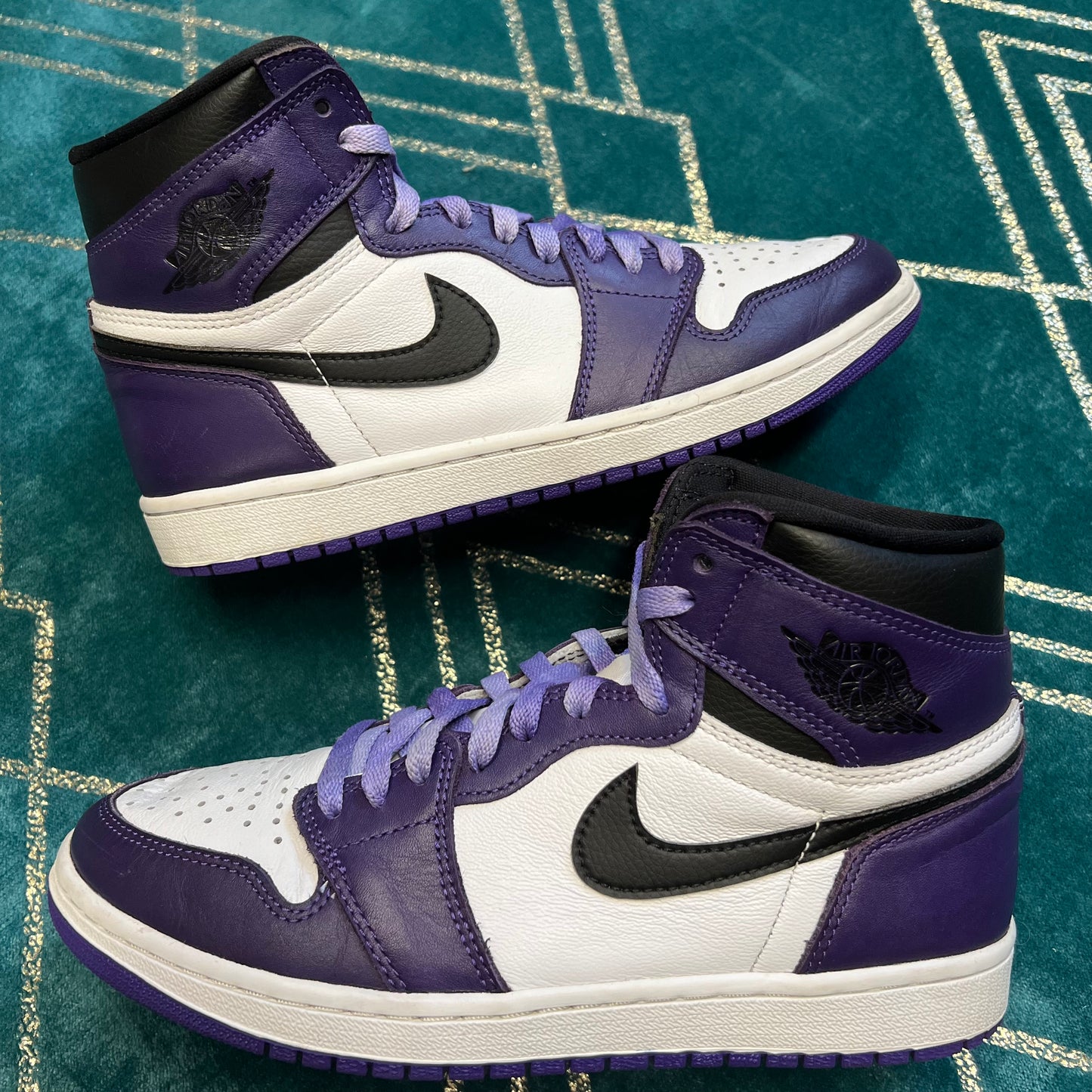 JORDAN 1 HIGH COURT PURPLE 2.0 UK7 *PRE-LOVED*