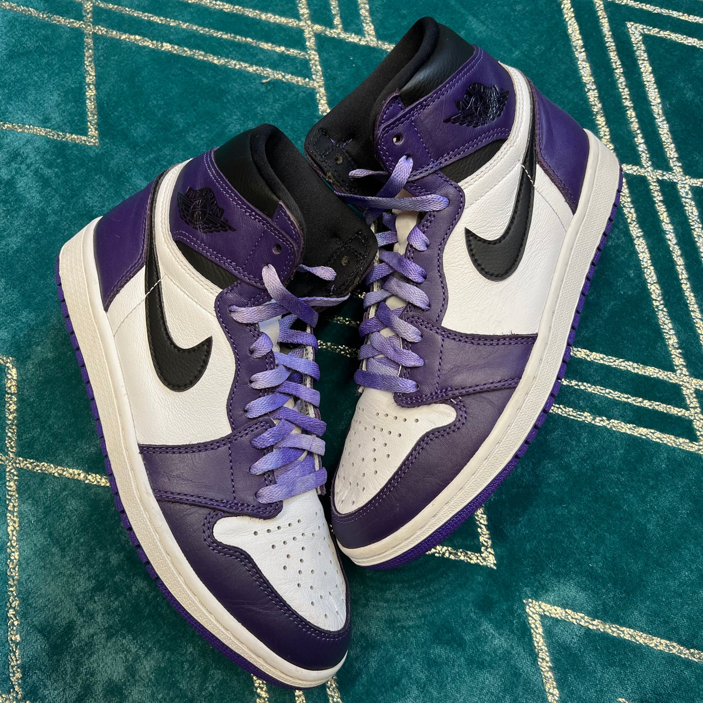 JORDAN 1 HIGH COURT PURPLE 2.0 UK7 *PRE-LOVED*