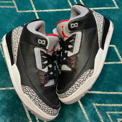 JORDAN 3 BLACK CEMENT 2018 UK6.5 *PRE-LOVED*