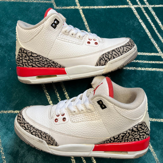 JORDAN 3 HALL OF FAME (GS) UK4.5 *PRE-LOVED*