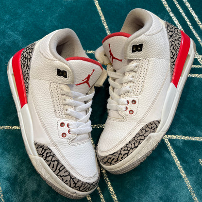 JORDAN 3 HALL OF FAME (GS) UK4.5 *PRE-LOVED*