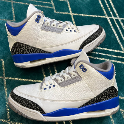 JORDAN 3 RACER BLUE UK8.5 *PRE-LOVED*