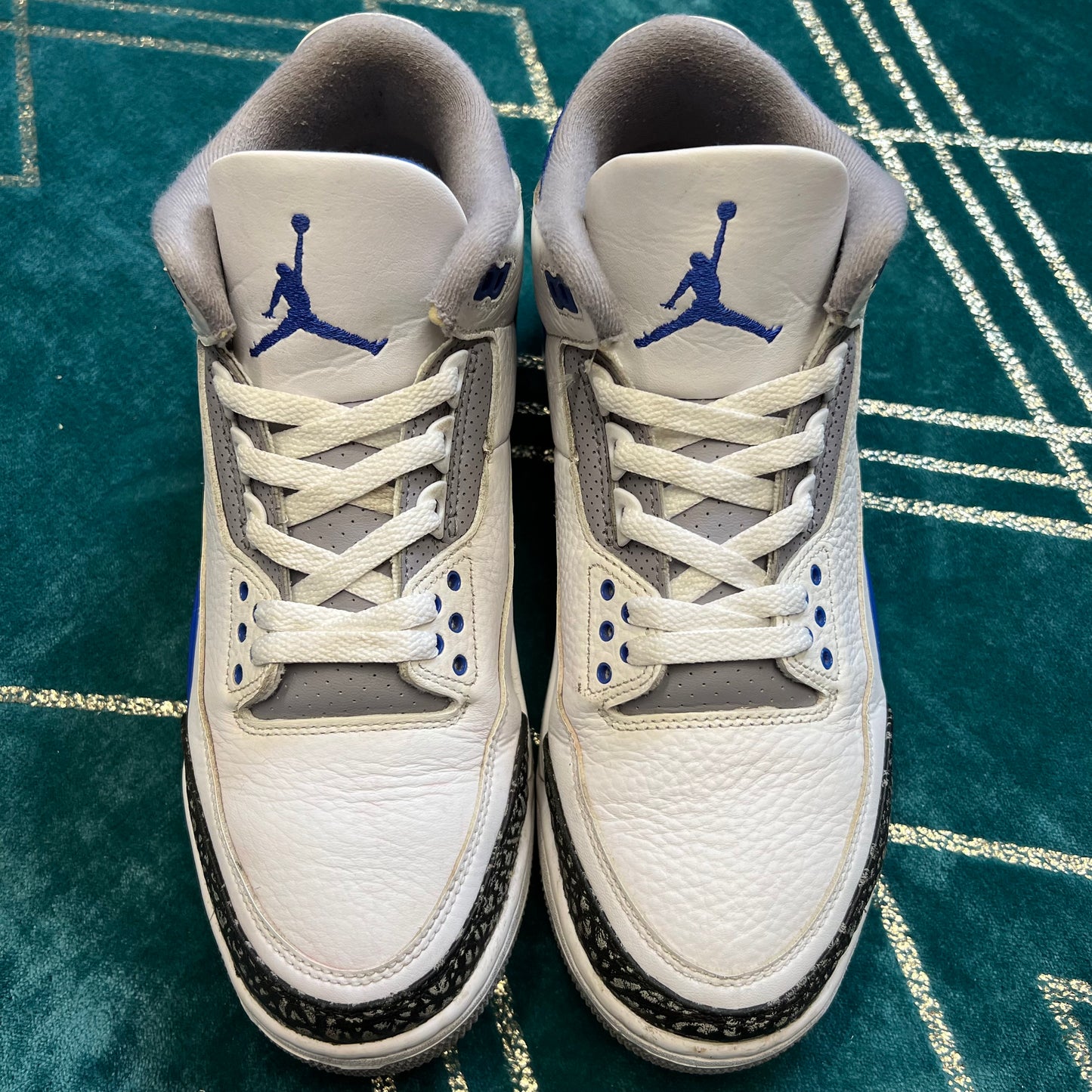 JORDAN 3 RACER BLUE UK8.5 *PRE-LOVED*