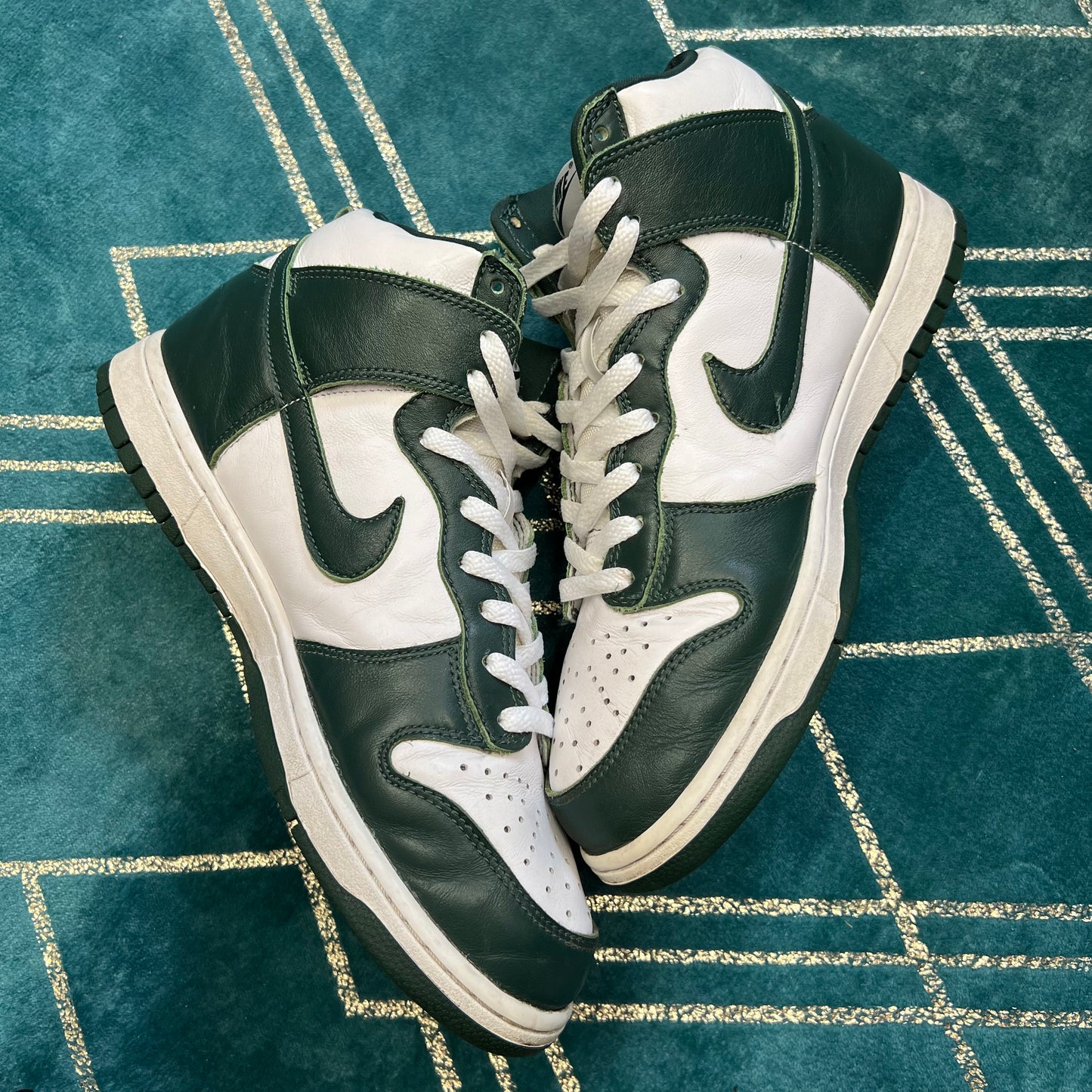 DUNK HIGH SPARTAN GREEN UK8.5 *PRE-LOVED*