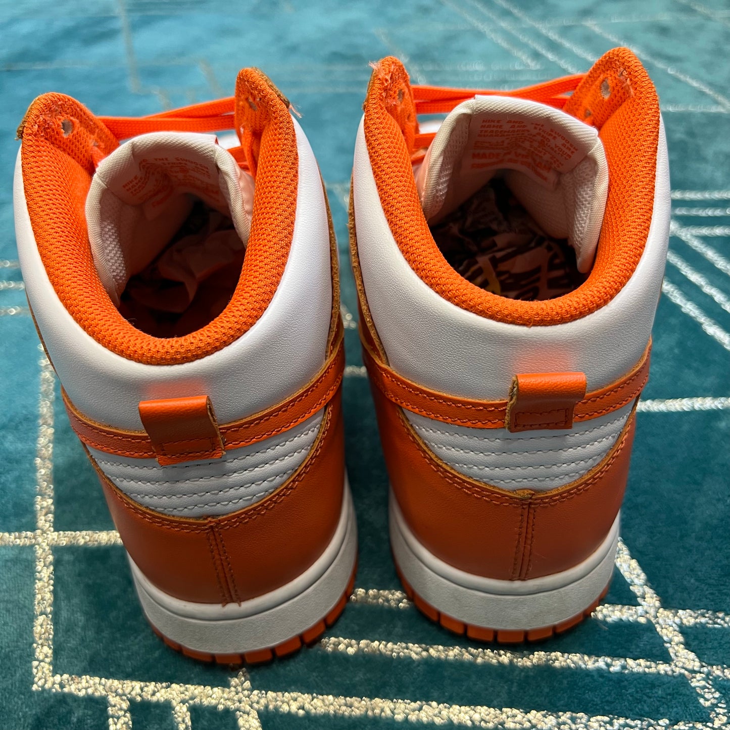 DUNK HIGH SYRACRUSE UK9 *PRE-LOVED*