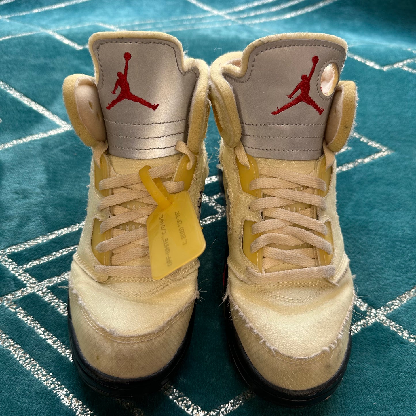 JORDAN 5 OFF-WHITE SAIL UK1 (PS) *PRE-LOVED*