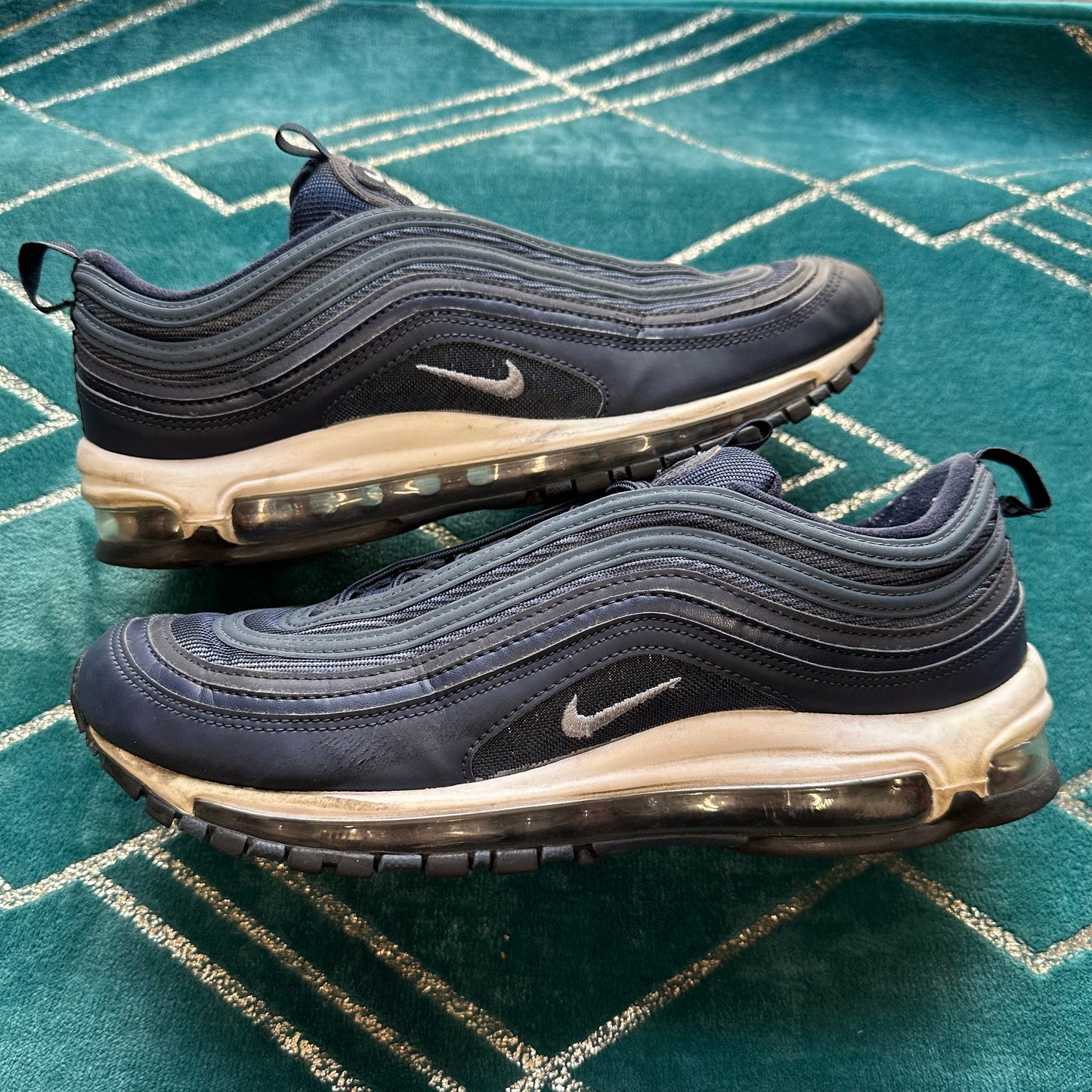 AIR MAX 97 NAVY BLUE UK10 *PRE-LOVED*