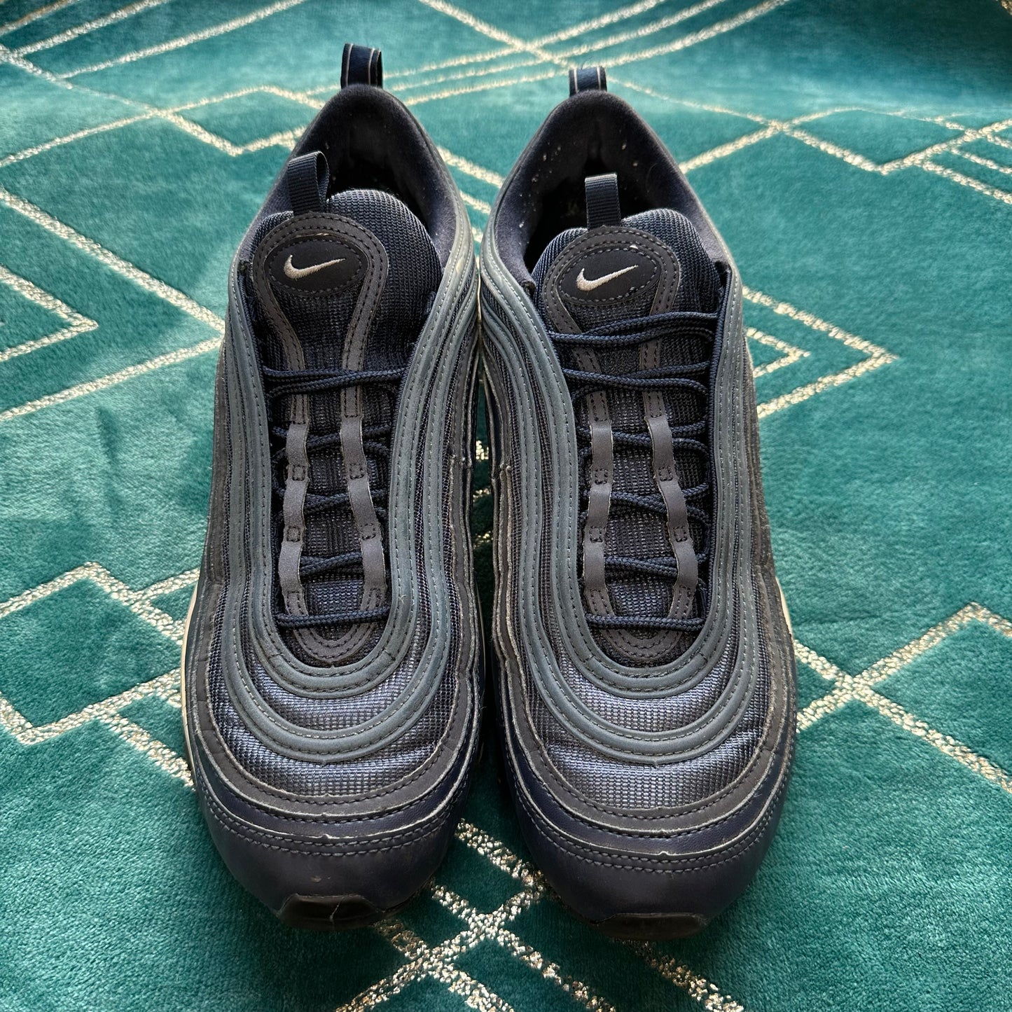 AIR MAX 97 NAVY BLUE UK10 *PRE-LOVED*