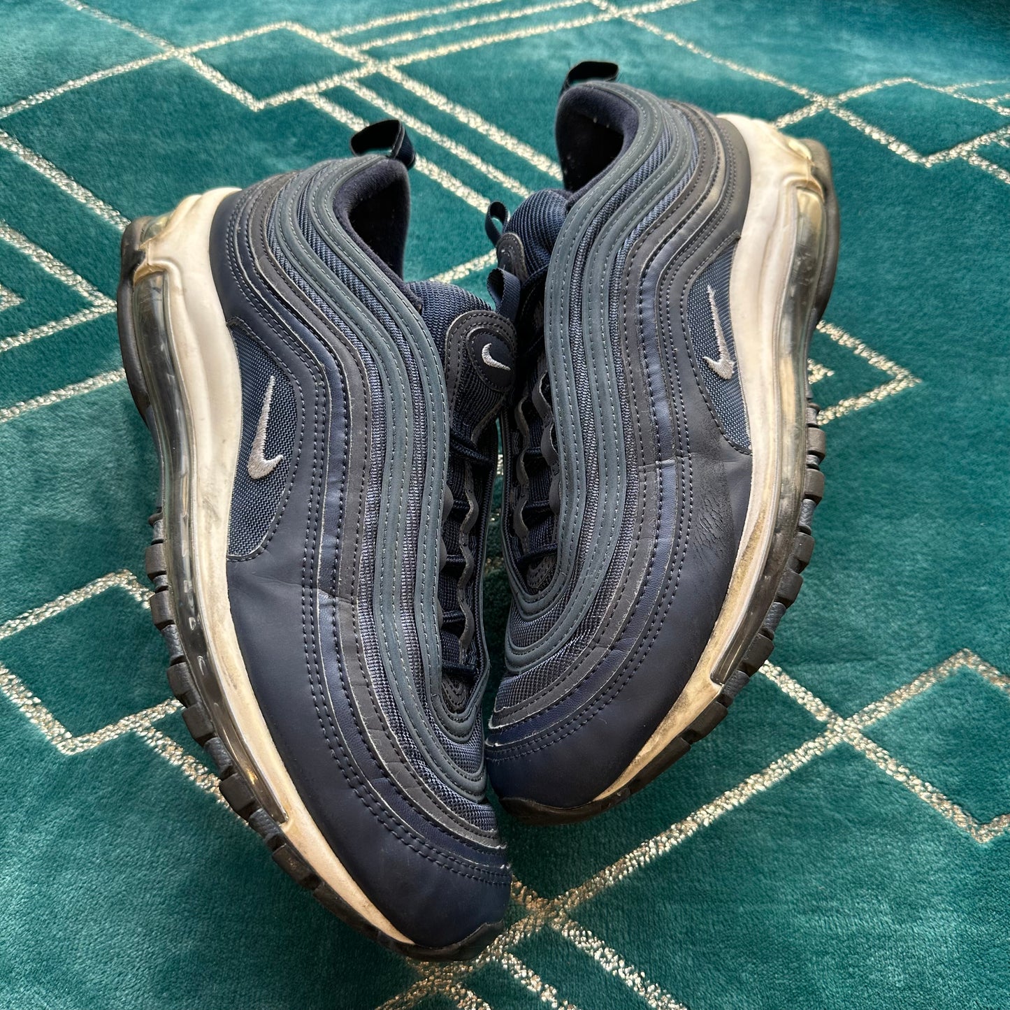 AIR MAX 97 NAVY BLUE UK10 *PRE-LOVED*