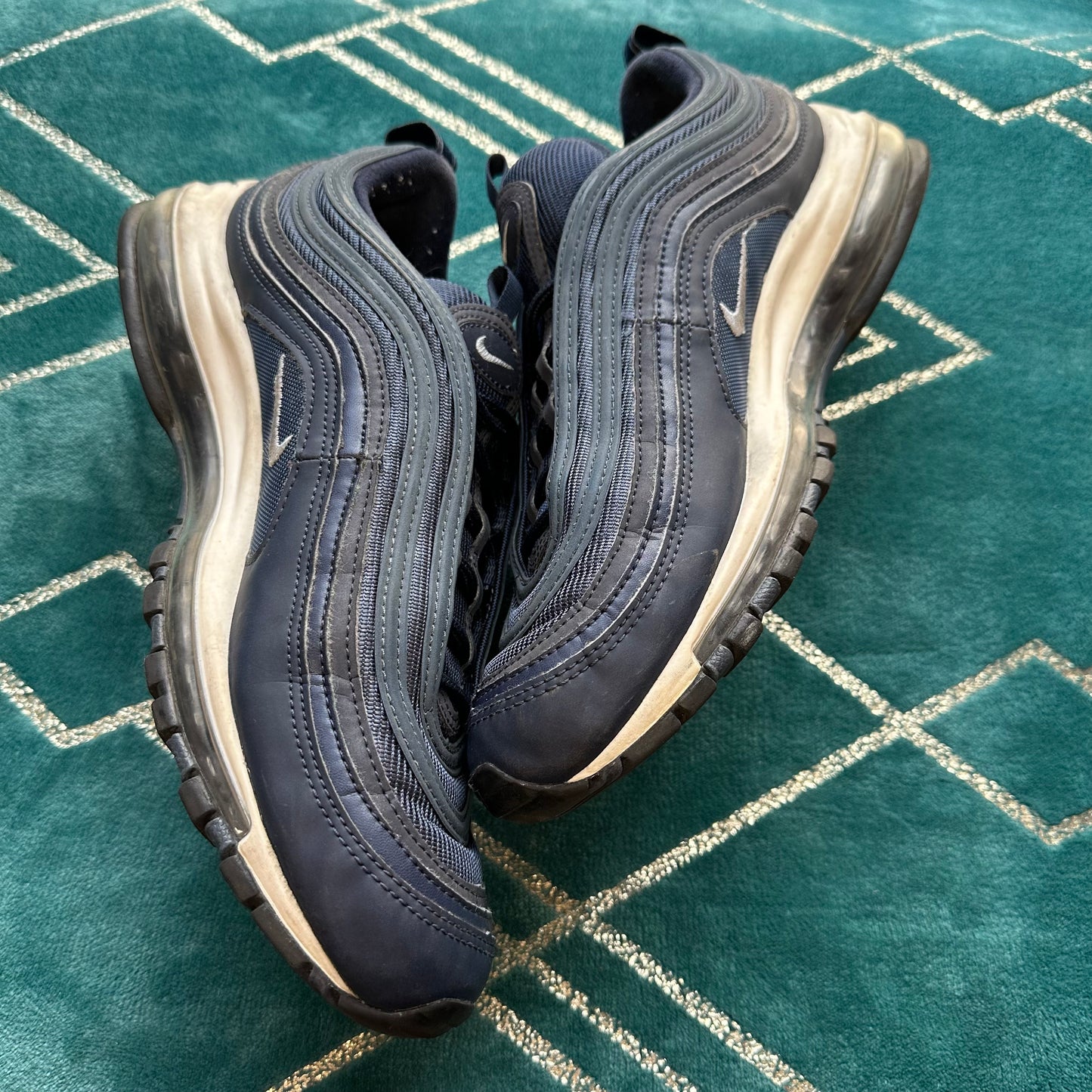 AIR MAX 97 NAVY BLUE UK10 *PRE-LOVED*