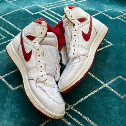 JORDAN 1 HIGH METALLIC RED UK8 *PRE-LOVED*