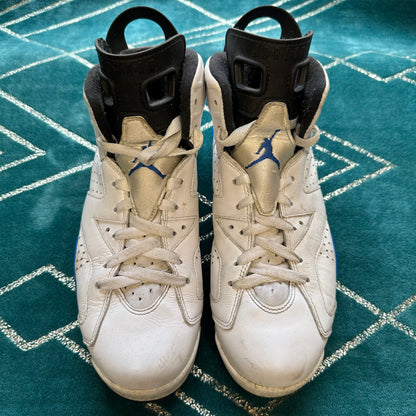 JORDAN 6 SPORT BLUE UK7.5 *PRE-LOVED*