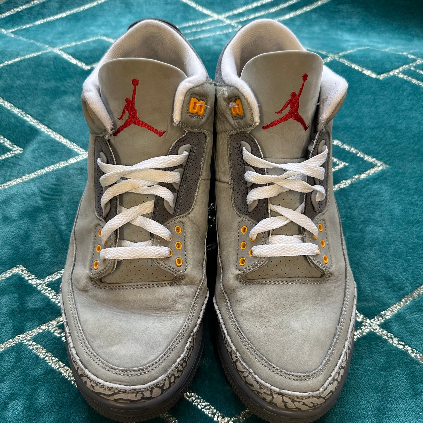 JORDAN 3 COOL GREY UK9.5 *PRE-LOVED*