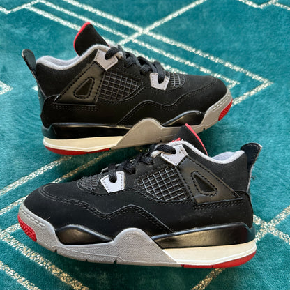 JORDAN 4 BRED 2019 (TD) UK8.5 *PRE-LOVED*