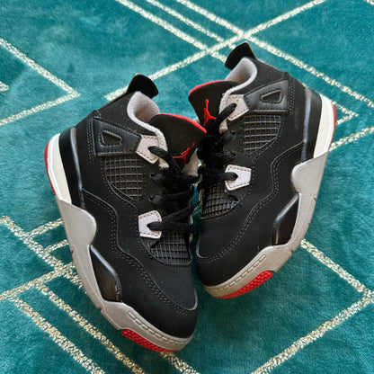 JORDAN 4 BRED 2019 (TD) UK8.5 *PRE-LOVED*