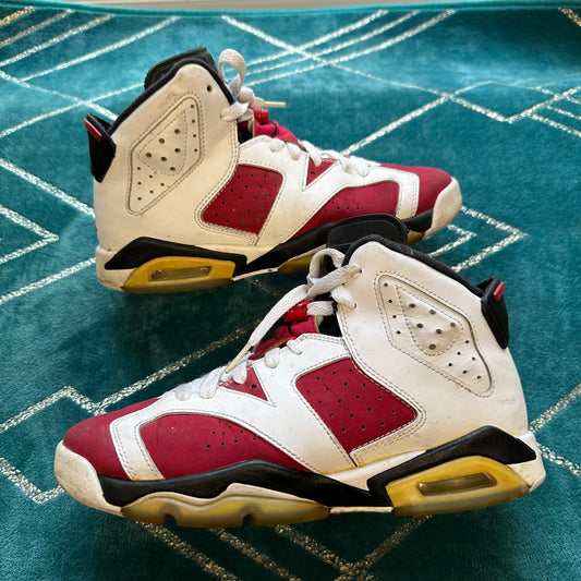 JORDAN 6 CARMINE 2013 UK5.5 (GS) *PRE-LOVED*