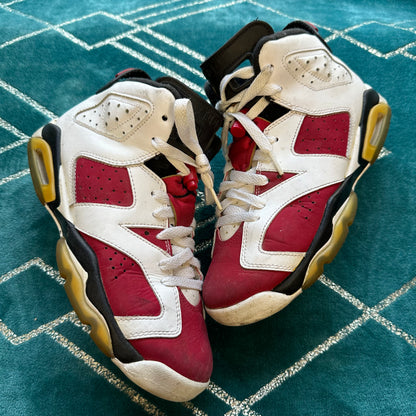 JORDAN 6 CARMINE 2013 UK5.5 (GS) *PRE-LOVED*