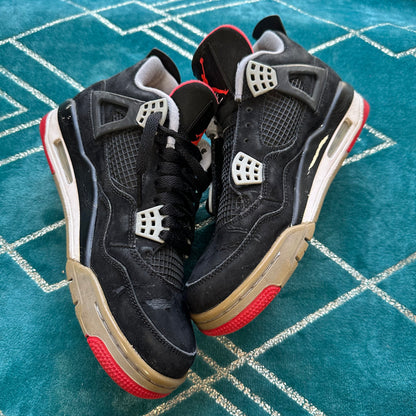 JORDAN 4 BRED 2012 UK7 *PRE-LOVED*