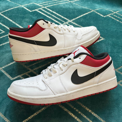 JORDAN 1 LOW GYM RED UK12 *PRE-LOVED*