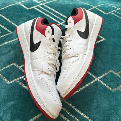 JORDAN 1 LOW GYM RED UK12 *PRE-LOVED*