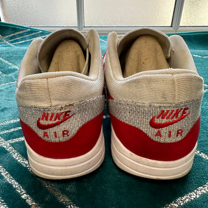 AIR MAX 1 FLYKNIT UNIVERSITY RED UK6.5 (W) *PRE-LOVED*