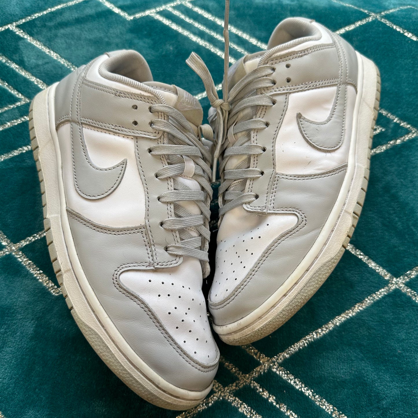 DUNK LOW GREY FOG UK9 *PRE-LOVED*